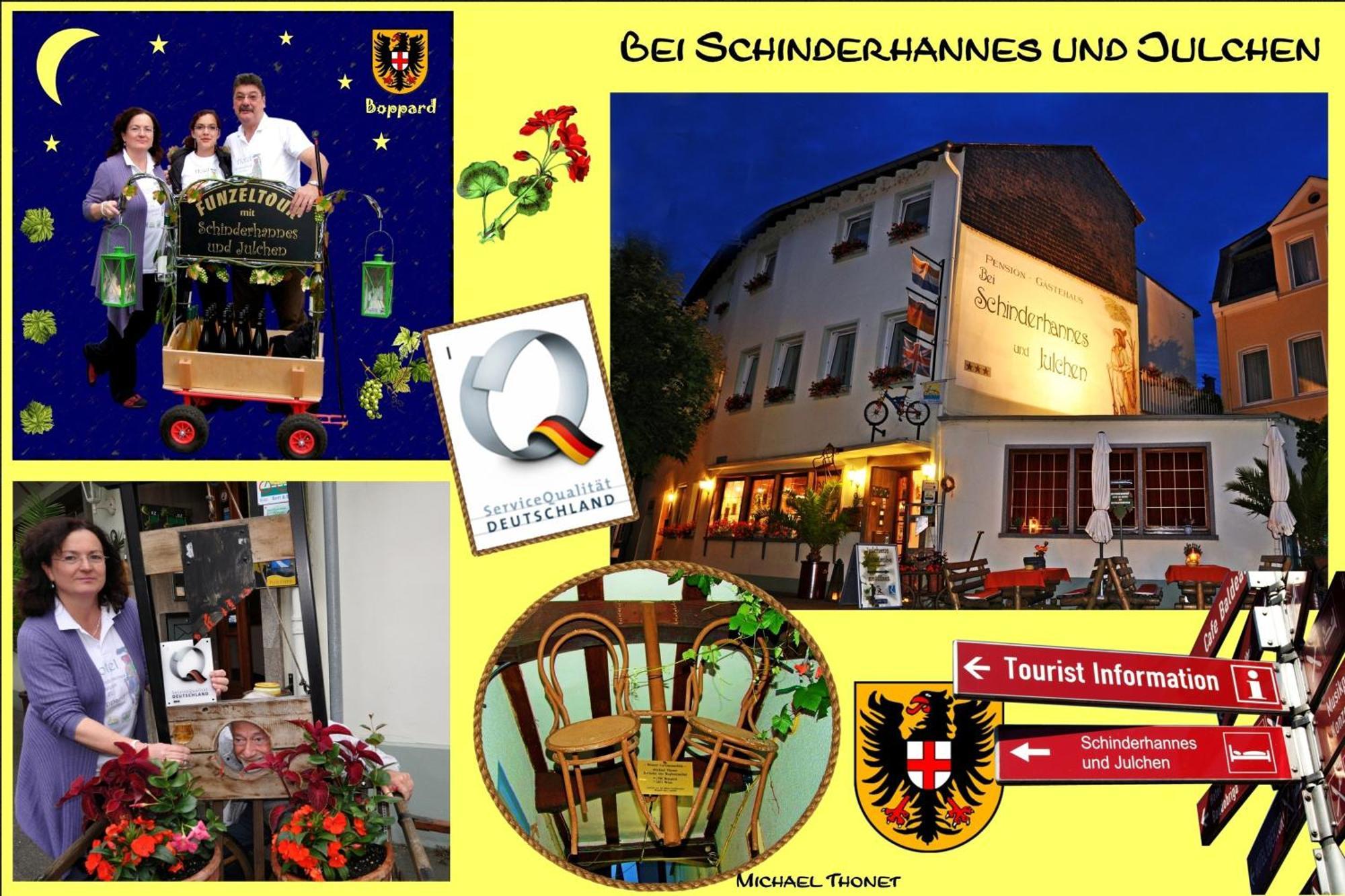 Pension Bei Schinderhannes Und Julchen บอพพาร์ด ภายนอก รูปภาพ